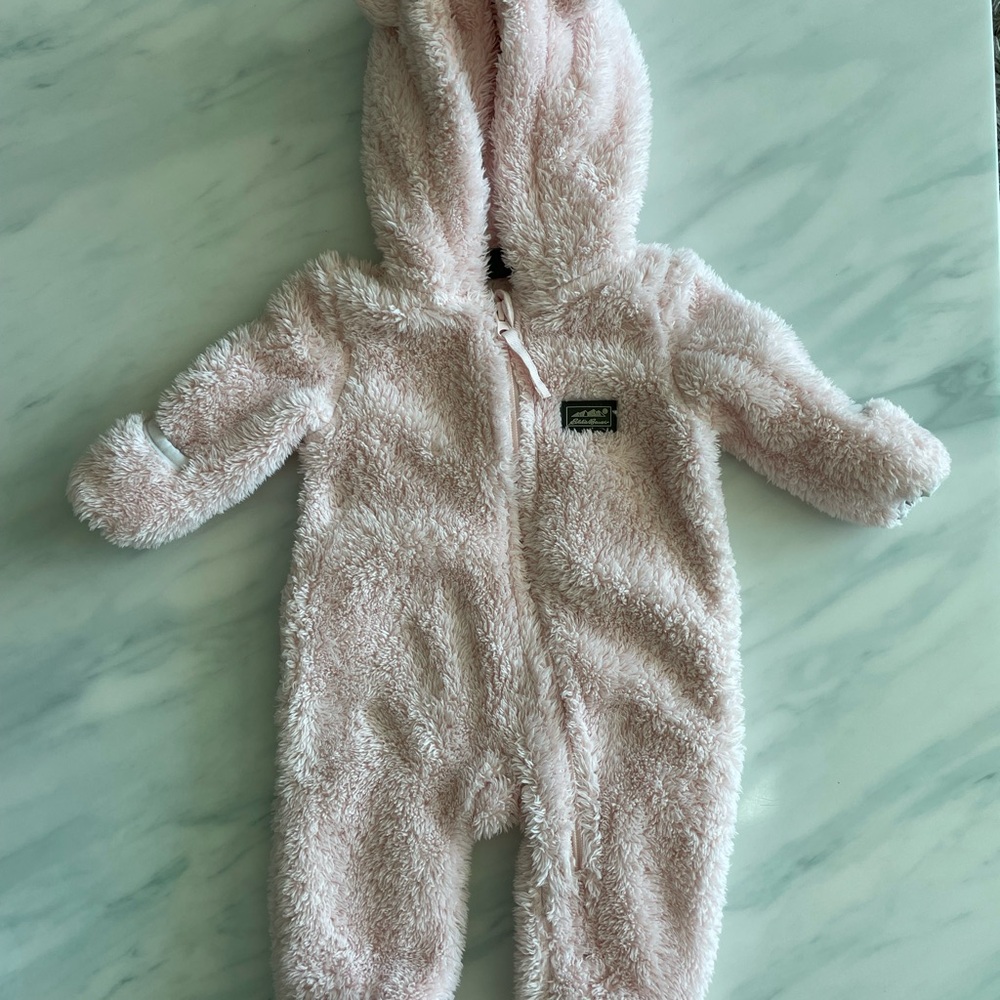 Eddie Bauer Blush Fleece Footie